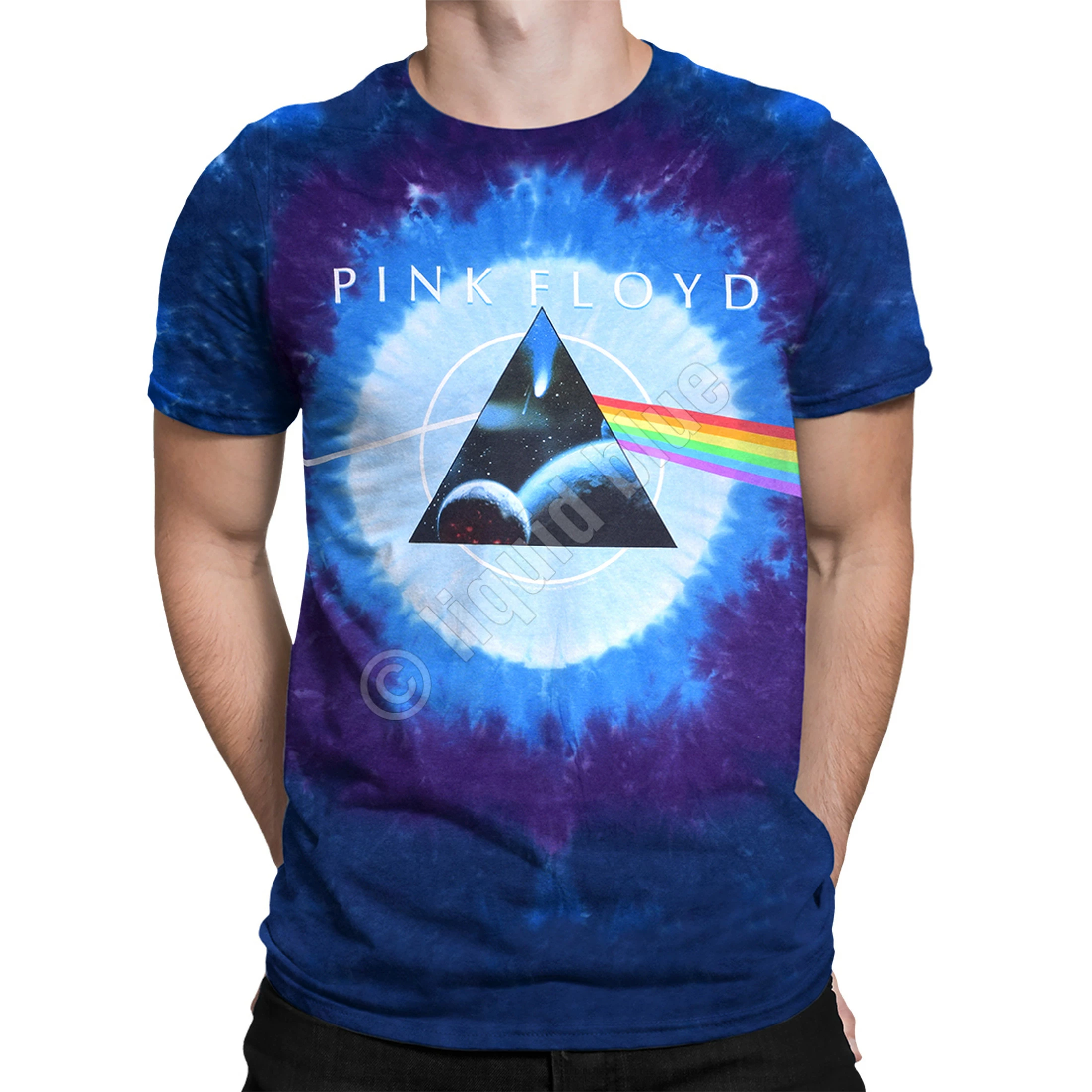 Pink Floyd Dark Side Galaxy Tie-Dye T-Shirt 4 Pink Floyd Dark Side Galaxy Tie-Dye T-Shirt - Image 2