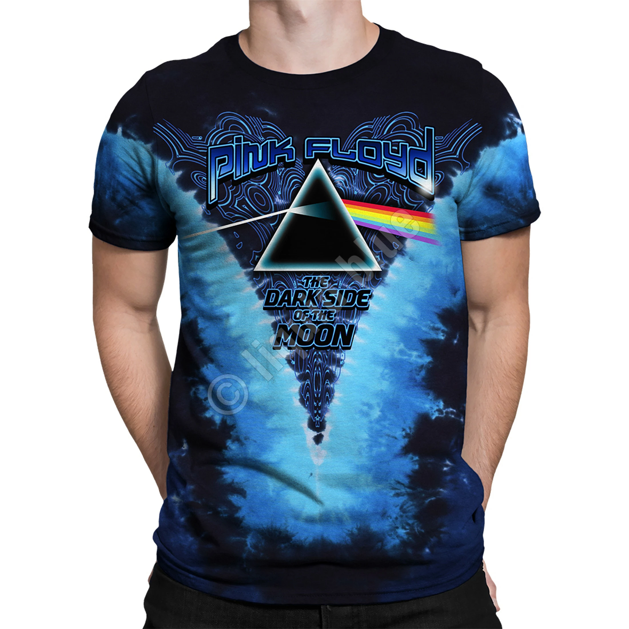 Pink Floyd Dark Side Of The Moon Tie-Dye T-Shirt 4 Pink Floyd Dark Side Of The Moon Tie-Dye T-Shirt - Image 2