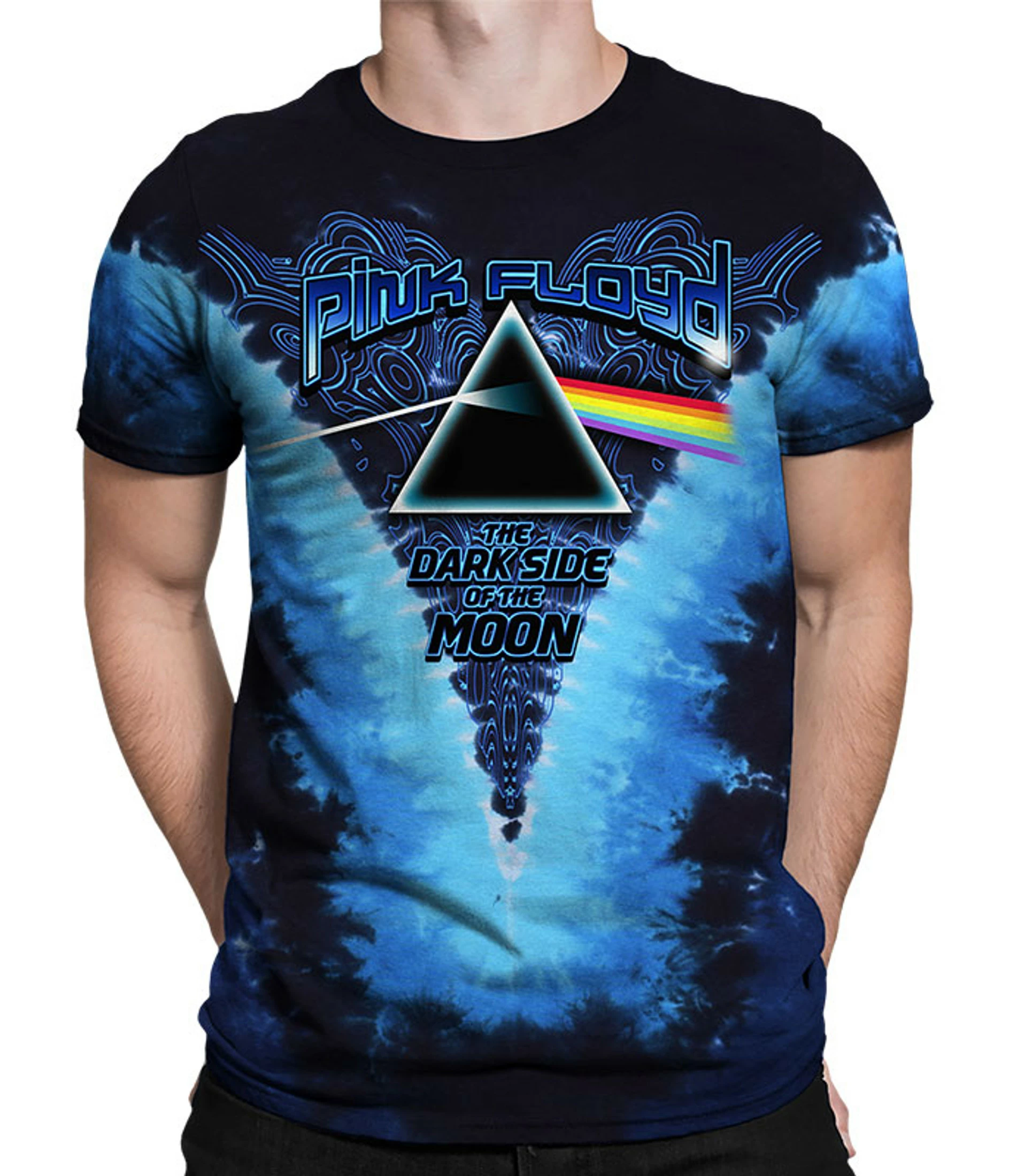 Pink Floyd Dark Side Of The Moon Tie-Dye T-Shirt 3 Pink Floyd Dark Side Of The Moon Tie-Dye T-Shirt
