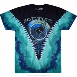 Pink Floyd Pulse V Tie-Dye T-Shirt -MLB Shop 11831f 02111.1488401410