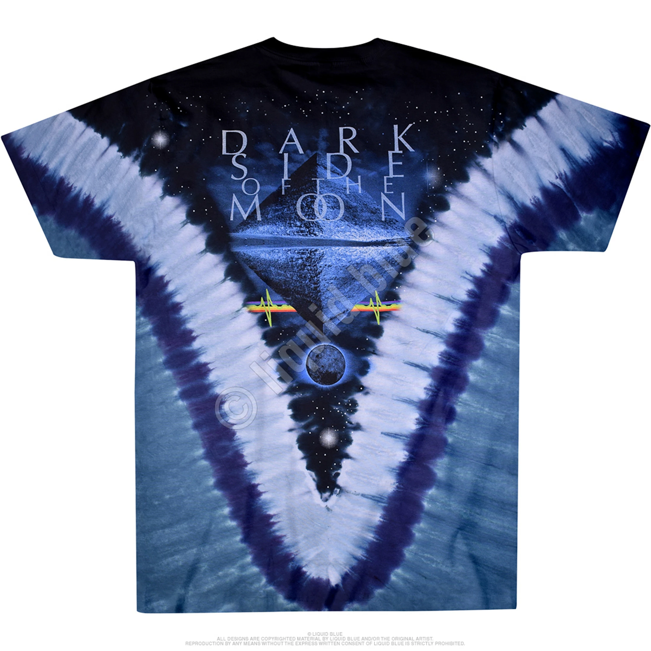 Pink Floyd Pyramid V Tie-Dye T-Shirt 7 Pink Floyd Pyramid V Tie-Dye T-Shirt - Image 5