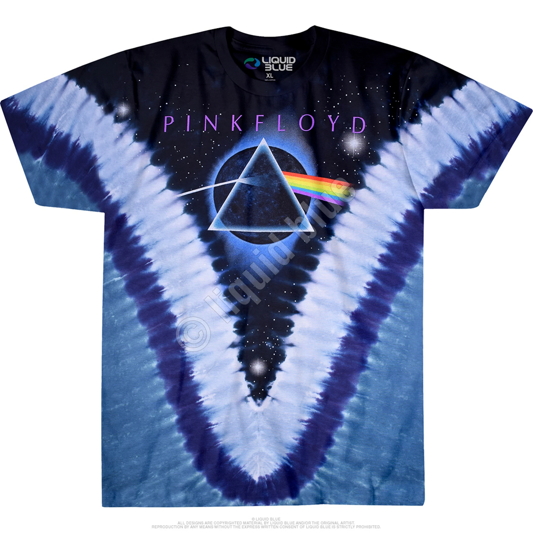 Pink Floyd Pyramid V Tie-Dye T-Shirt 6 Pink Floyd Pyramid V Tie-Dye T-Shirt - Image 4