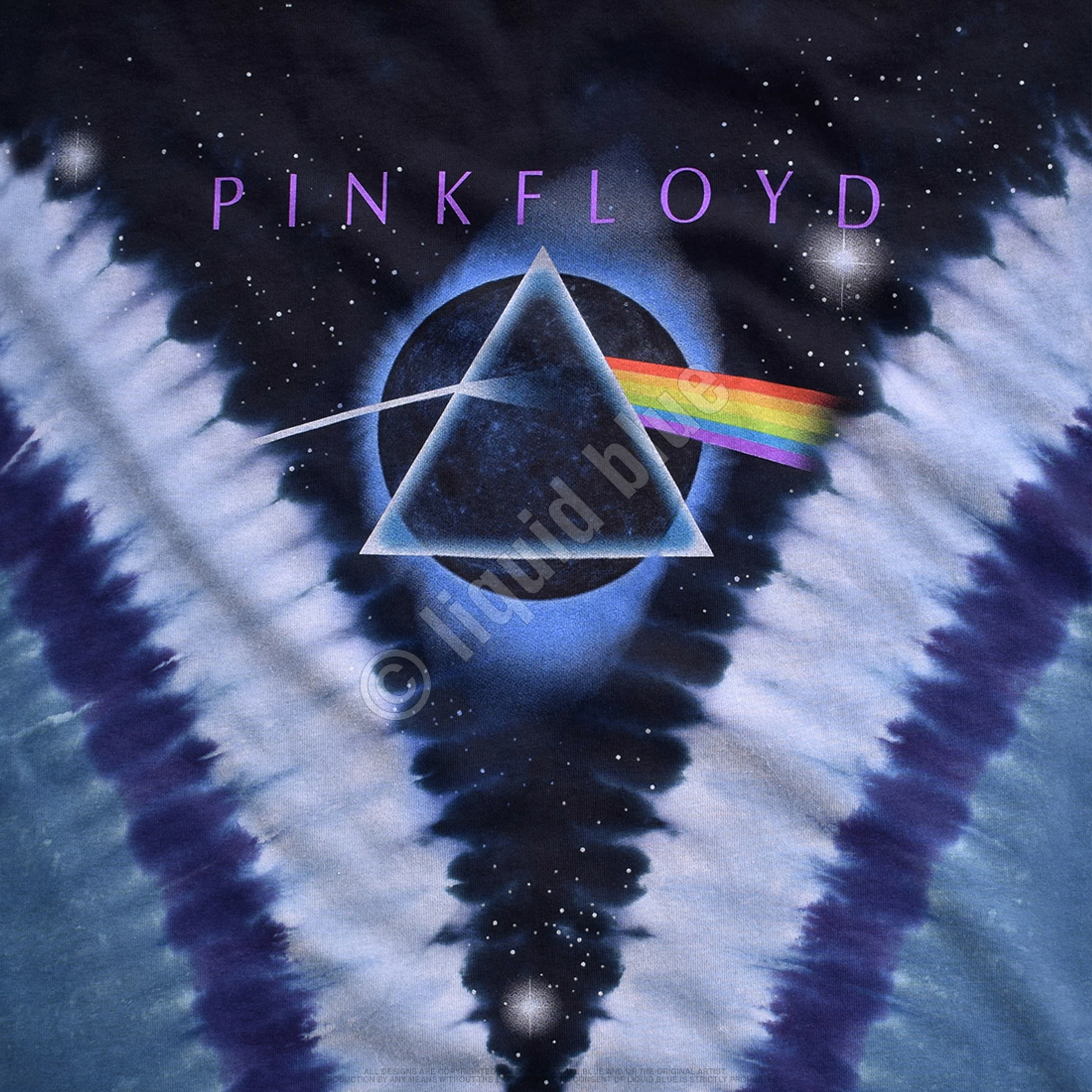 Pink Floyd Pyramid V Tie-Dye T-Shirt 8 Pink Floyd Pyramid V Tie-Dye T-Shirt - Image 6