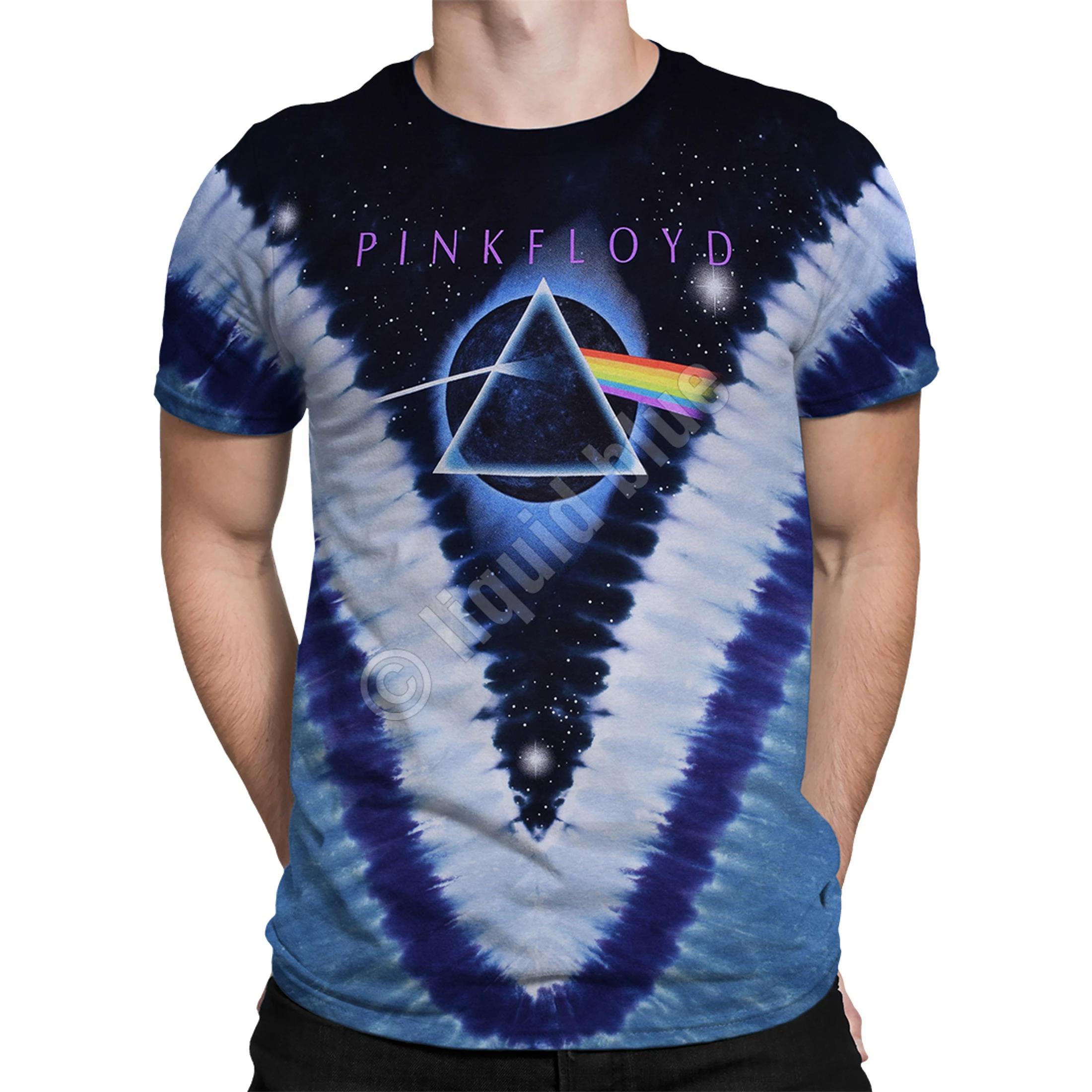 Pink Floyd Pyramid V Tie-Dye T-Shirt 4 Pink Floyd Pyramid V Tie-Dye T-Shirt - Image 2