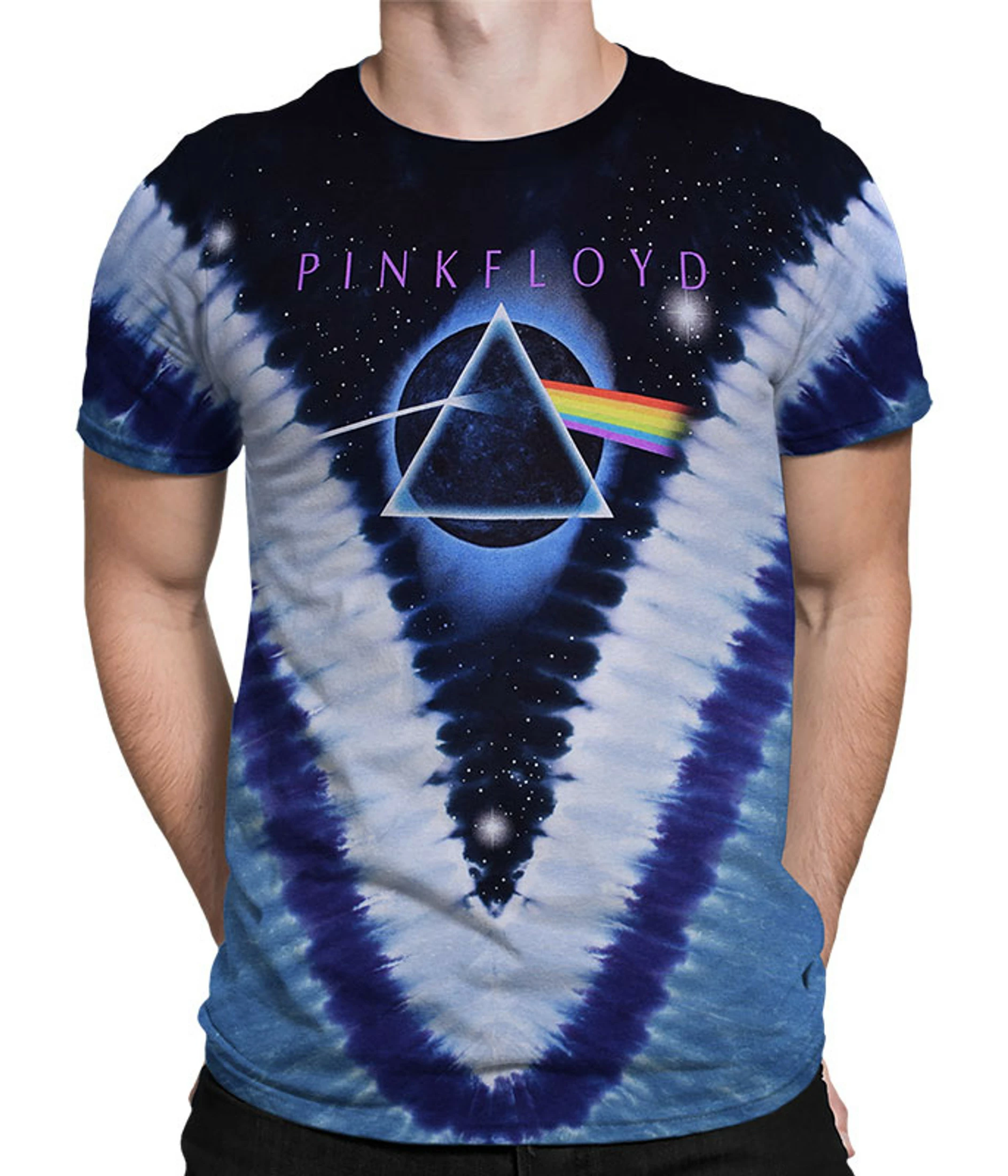 Pink Floyd Pyramid V Tie-Dye T-Shirt 3 Pink Floyd Pyramid V Tie-Dye T-Shirt