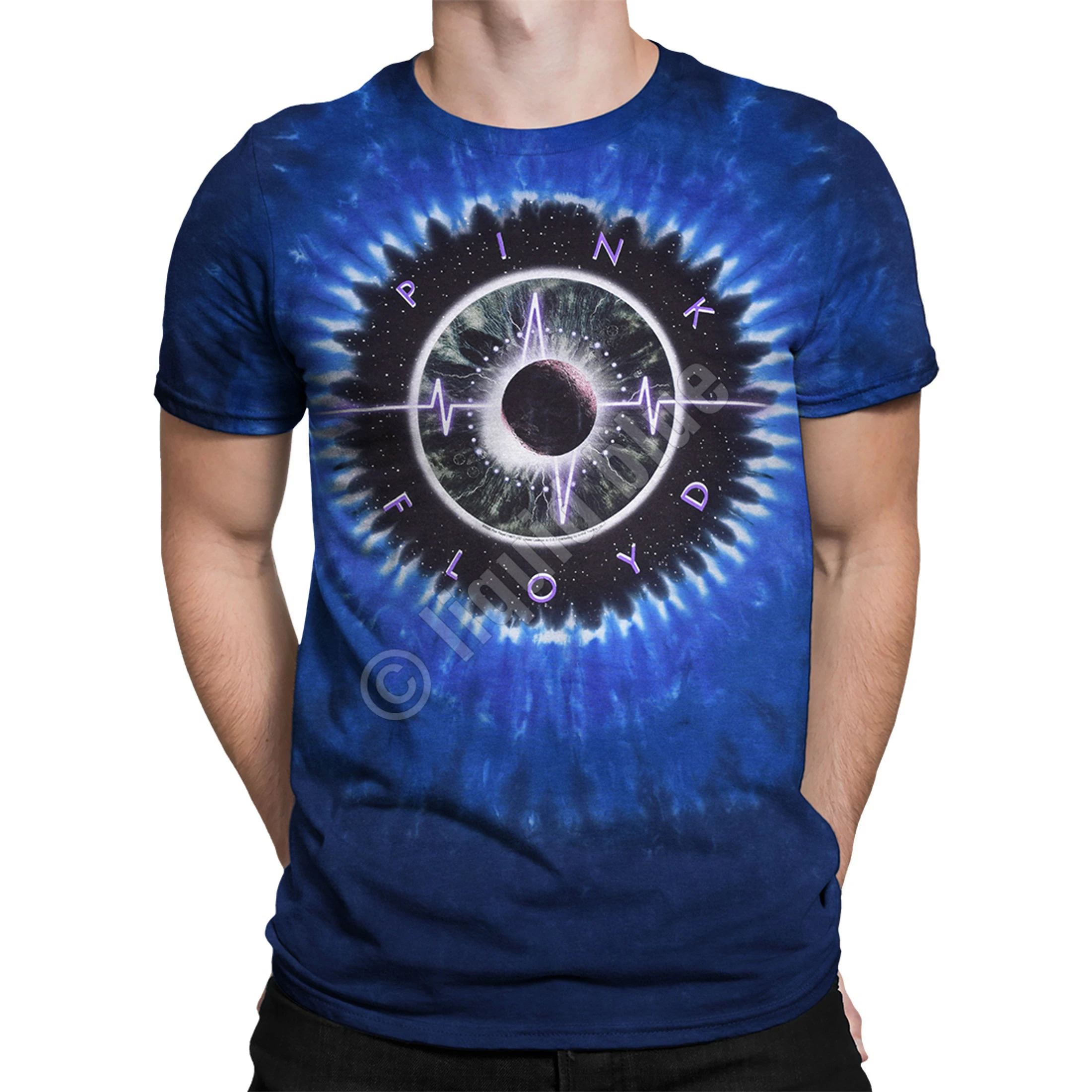 Pink Floyd Pulse Concentric Tie-Dye T-Shirt 4 Pink Floyd Pulse Concentric Tie-Dye T-Shirt - Image 2