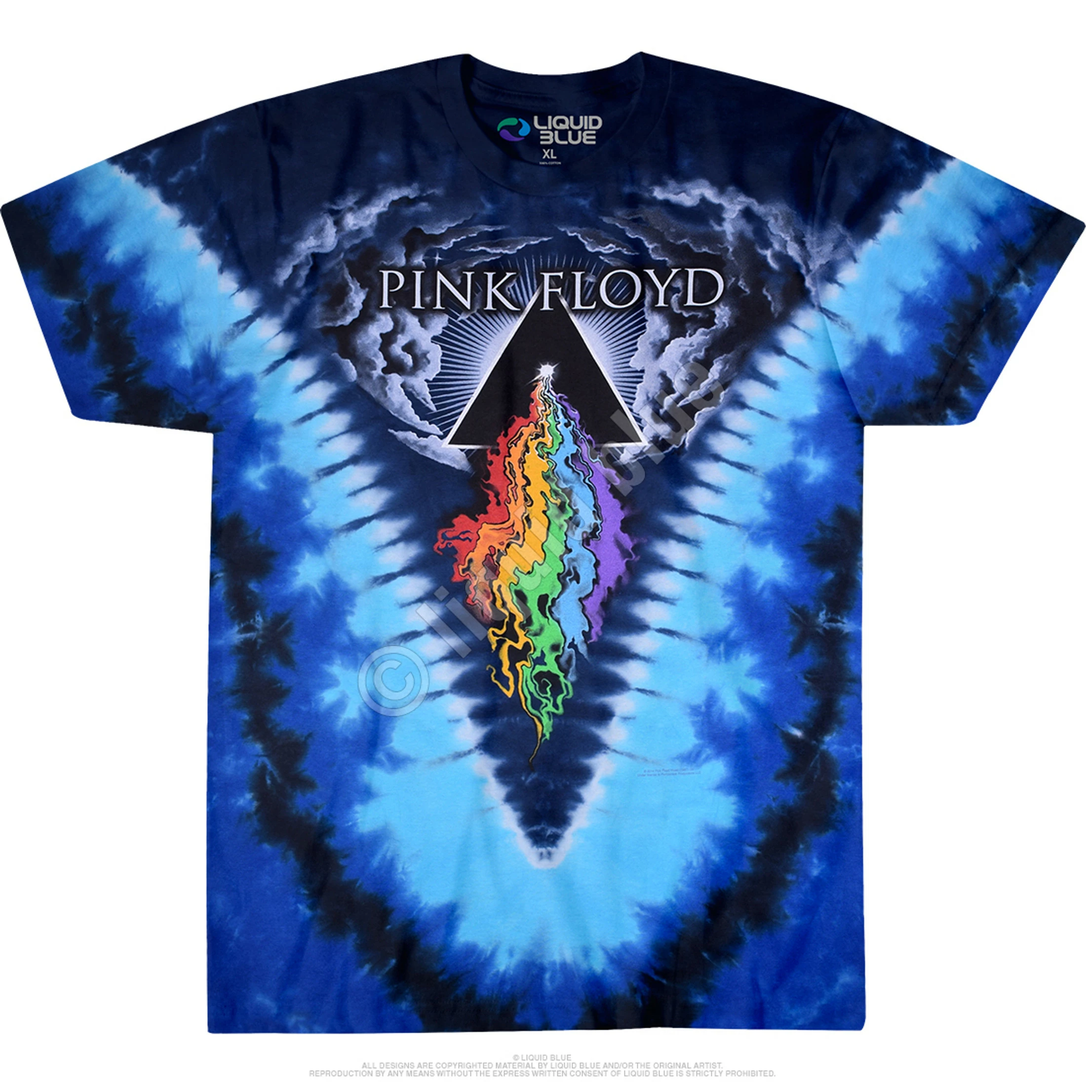 Pink Floyd Prism River Tie-Dye T-Shirt 5 Pink Floyd Prism River Tie-Dye T-Shirt - Image 3