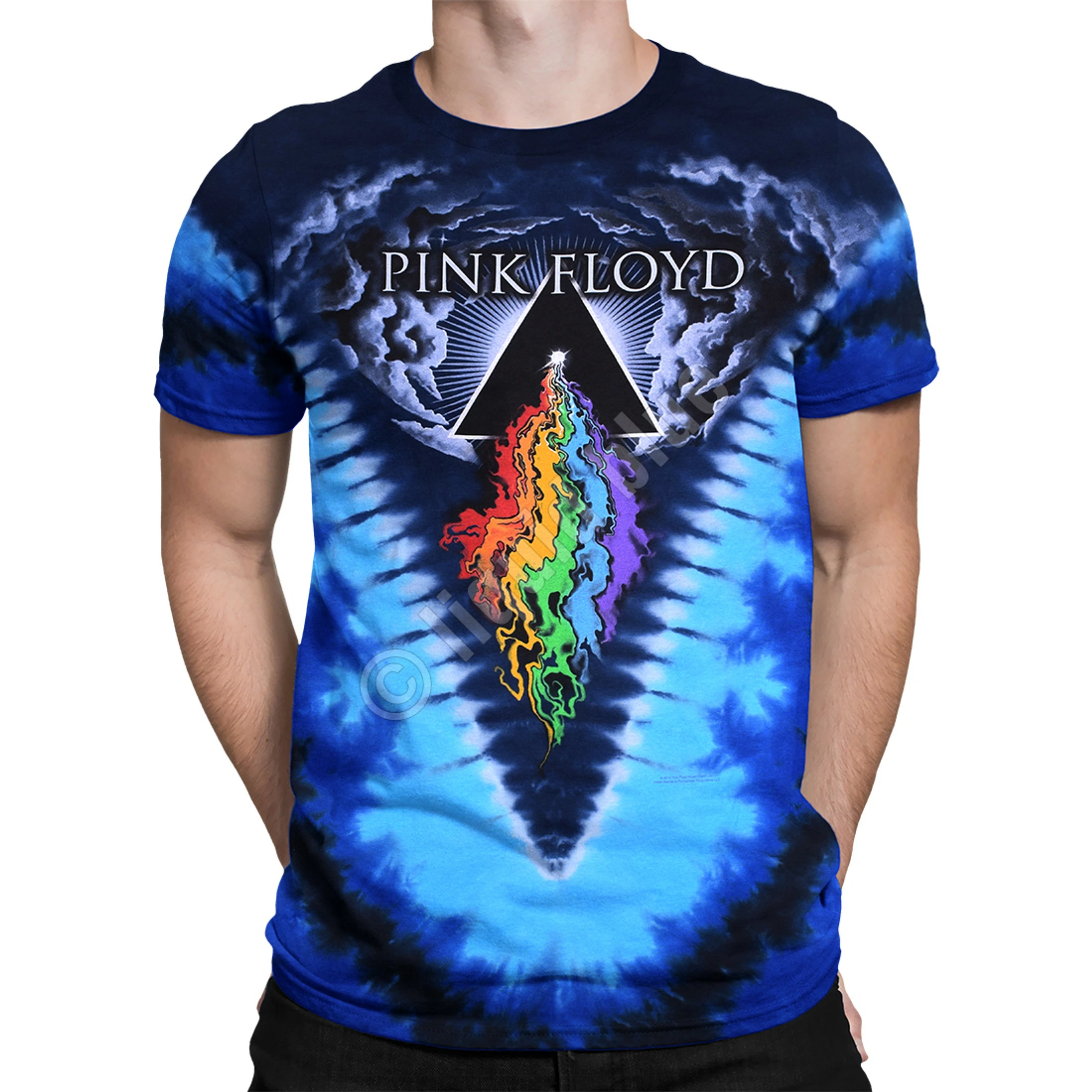 Pink Floyd Prism River Tie-Dye T-Shirt 4 Pink Floyd Prism River Tie-Dye T-Shirt - Image 2