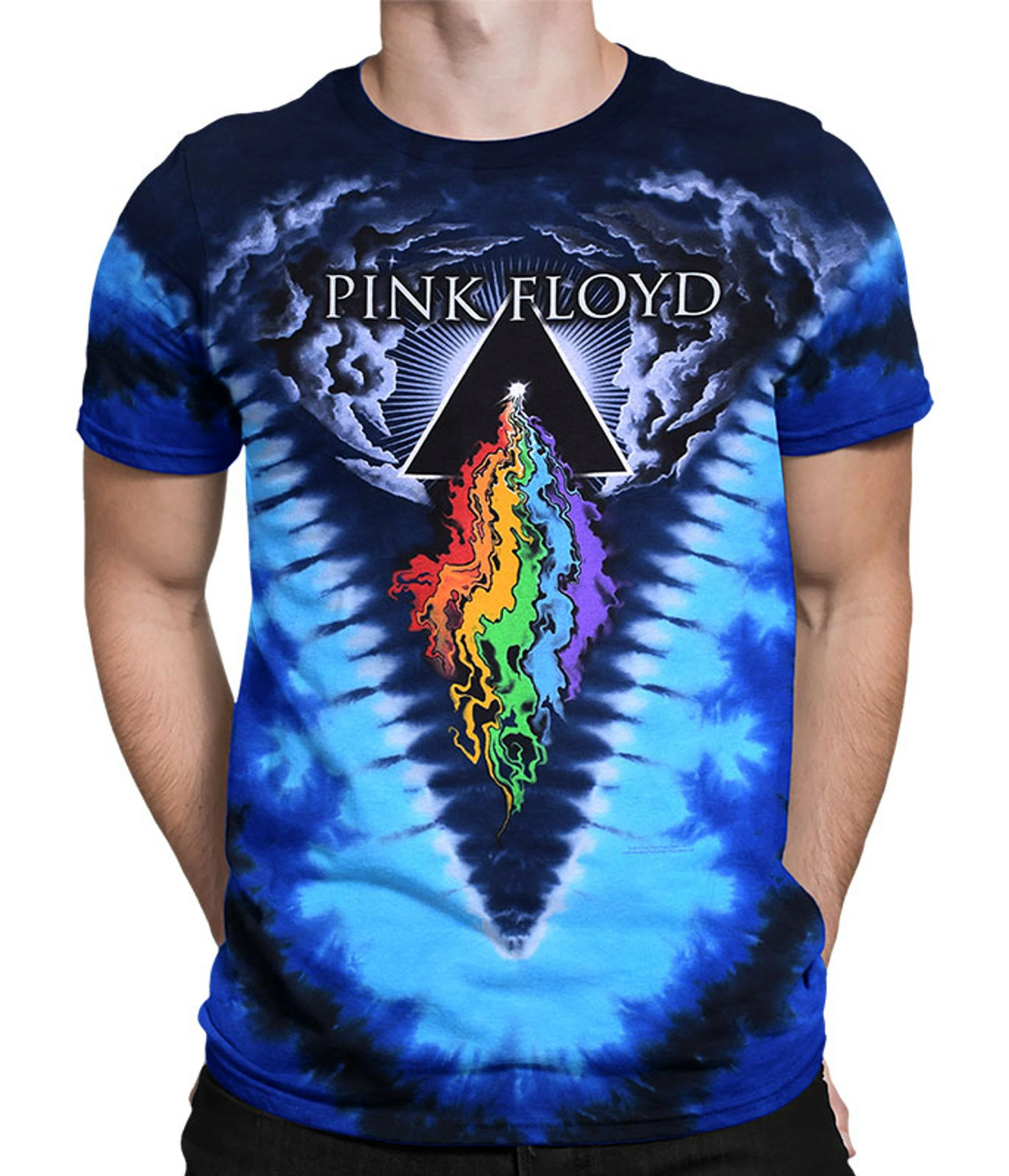 Pink Floyd Prism River Tie-Dye T-Shirt 3 Pink Floyd Prism River Tie-Dye T-Shirt