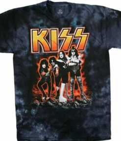 KISS Hotter Than Hell Tie-Dye T-Shirt