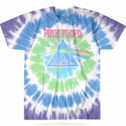 Pink Floyd Dark Side Oil Paint Tie-Dye T-Shirt -MLB Shop 11873f 76520.1491493779