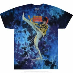 DAVID BOWIE Bowie Kick Tie-Dye T-Shirt -MLB Shop 11879f 70137.1500405864