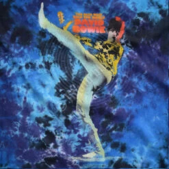 DAVID BOWIE Bowie Kick Tie-Dye T-Shirt -MLB Shop 11879f artwork 46082.1500405864