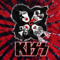 KISS Burst Tie-Dye T-Shirt -MLB Shop 11929f artwork 97202.1628104181