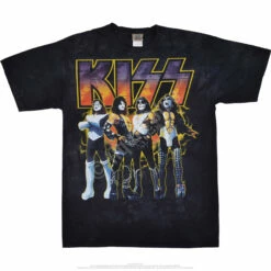 KISS Love Gun Tie-Dye T-Shirt -MLB Shop 11940f 89404.1452205454