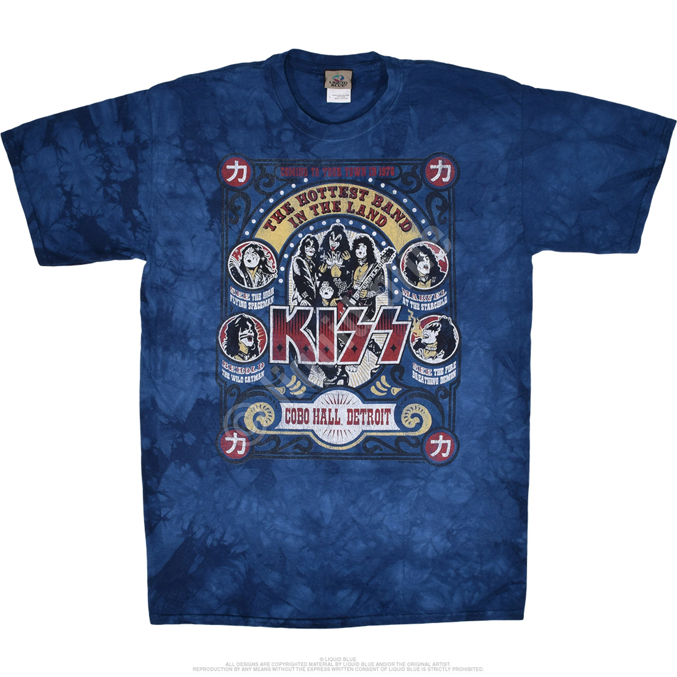 KISS Cobo Hall Tie-Dye T-Shirt 4 KISS Cobo Hall Tie-Dye T-Shirt - Image 2