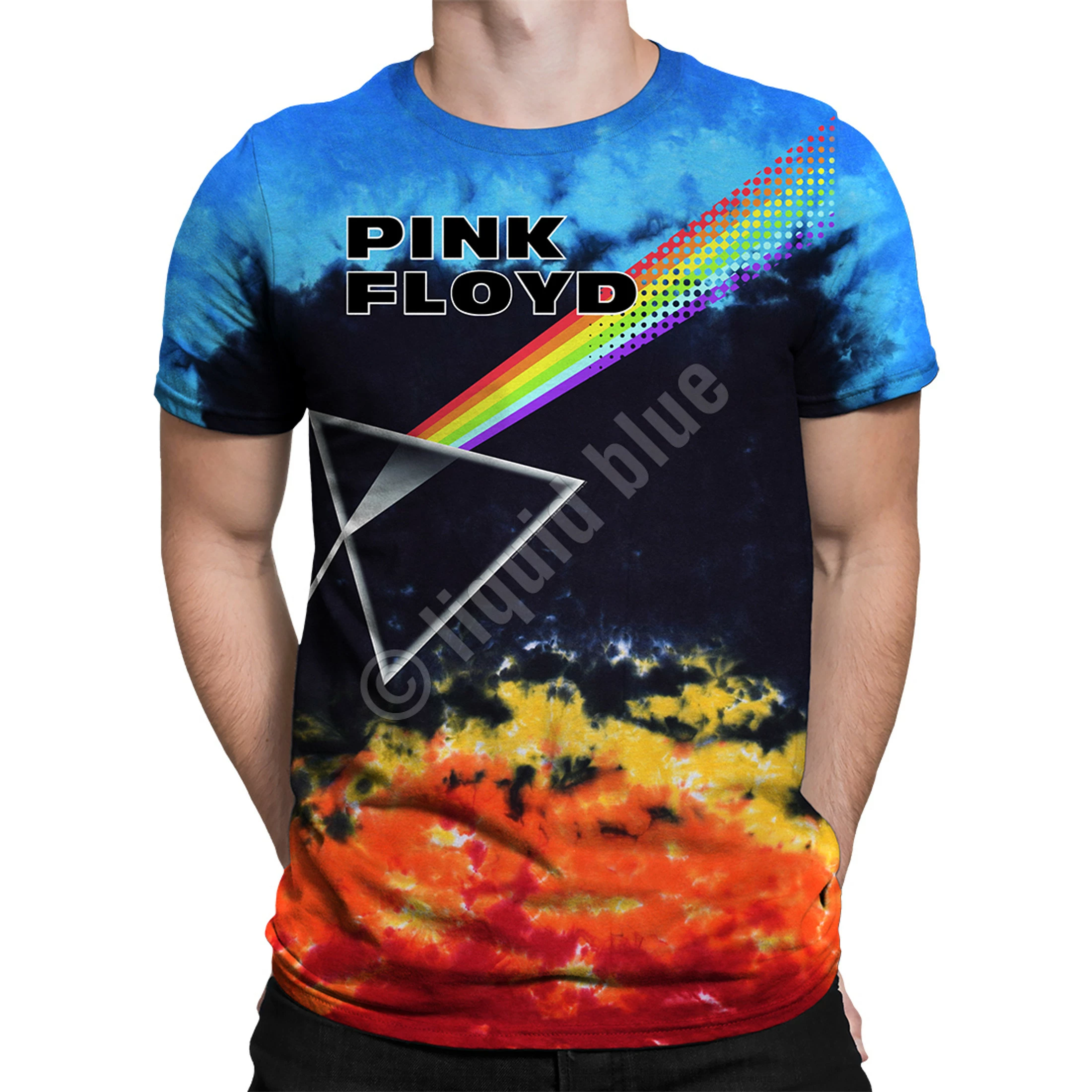 Pink Floyd Us And Them Tie-Dye T-Shirt 4 Pink Floyd Us And Them Tie-Dye T-Shirt - Image 2