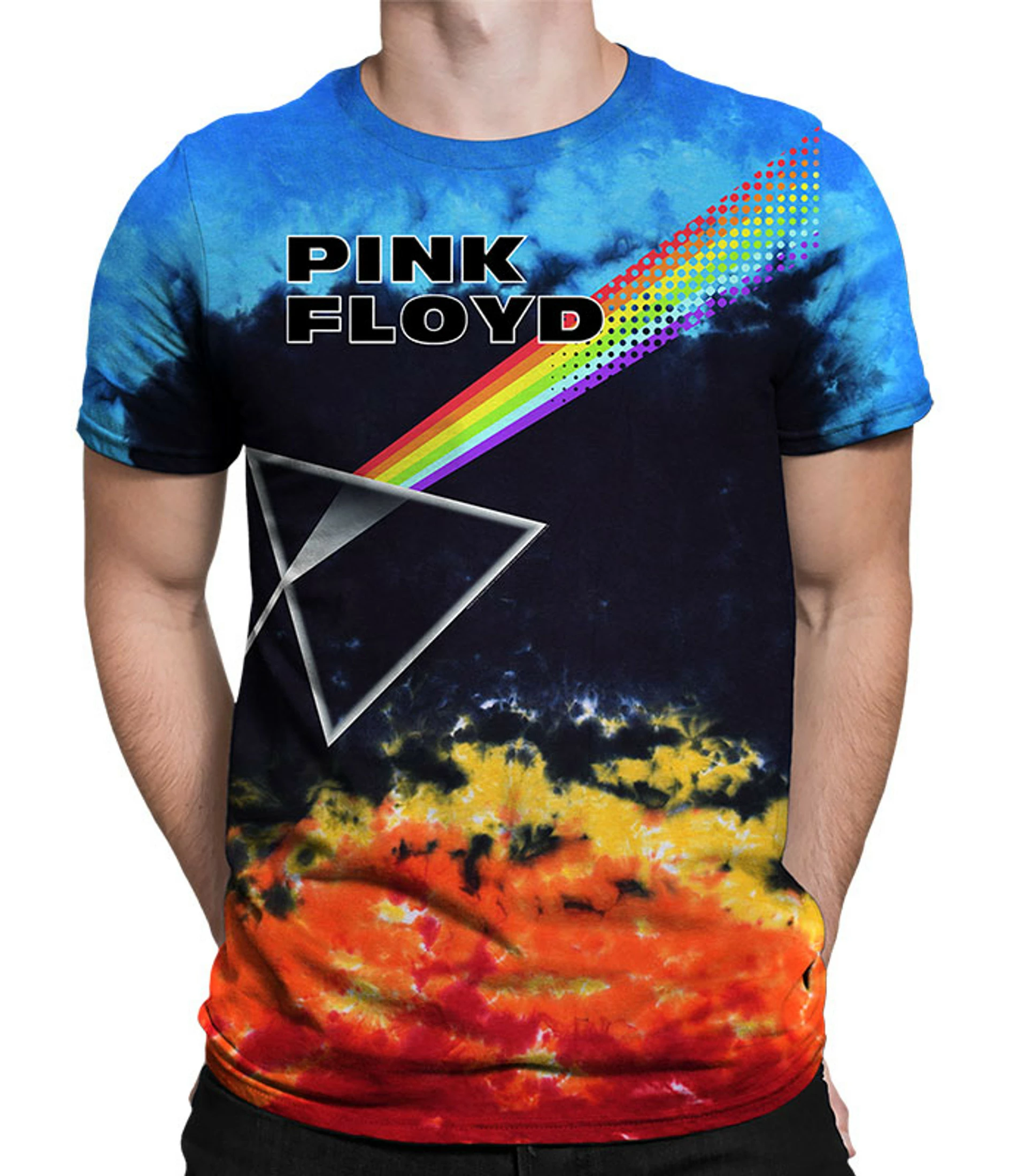 Pink Floyd Us And Them Tie-Dye T-Shirt 3 Pink Floyd Us And Them Tie-Dye T-Shirt