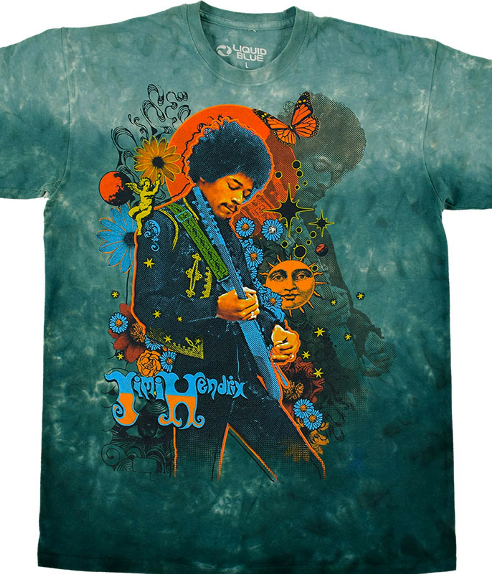 Trippy Jimi Tie-Dye T-Shirt 3 Trippy Jimi Tie-Dye T-Shirt