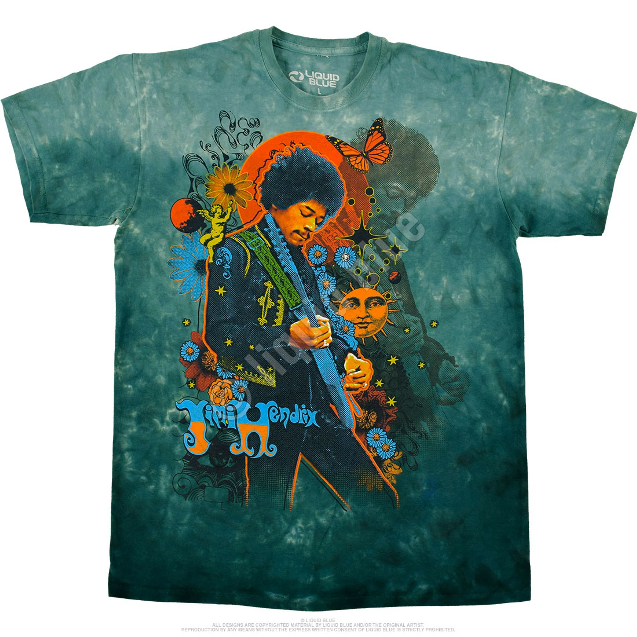 Trippy Jimi Tie-Dye T-Shirt 4 Trippy Jimi Tie-Dye T-Shirt - Image 2