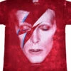 DAVID BOWIE Aladdin Sane Tie-Dye T-Shirt -MLB Shop 11982f 69690.1681751848