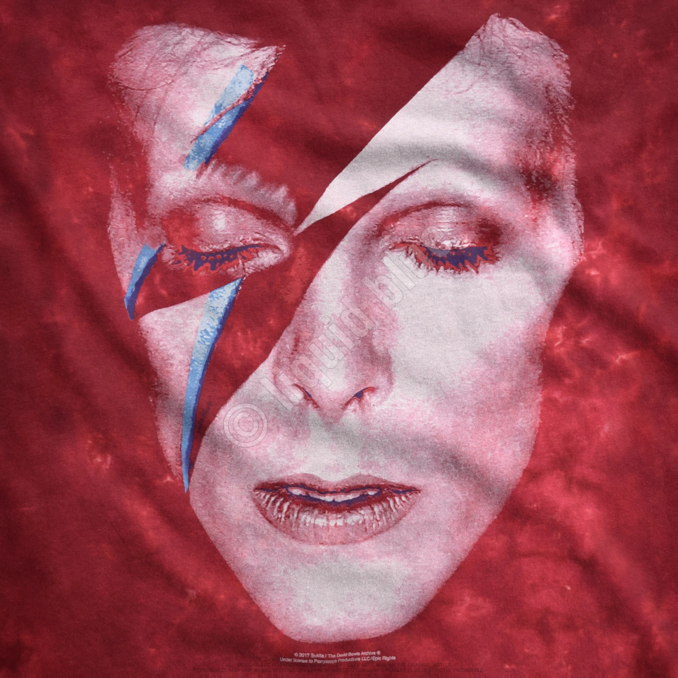 DAVID BOWIE Aladdin Sane Tie-Dye T-Shirt 6 DAVID BOWIE Aladdin Sane Tie-Dye T-Shirt - Image 4