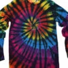 Rainbow Spiral Streak Unprinted Tie-Dye Long Sleeve T-Shirt -MLB Shop 12140f 94501.1587591913