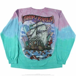 Ship Of Fools Tie-Dye Long Sleeve T-Shirt -MLB Shop 12330b 73542.1635780572