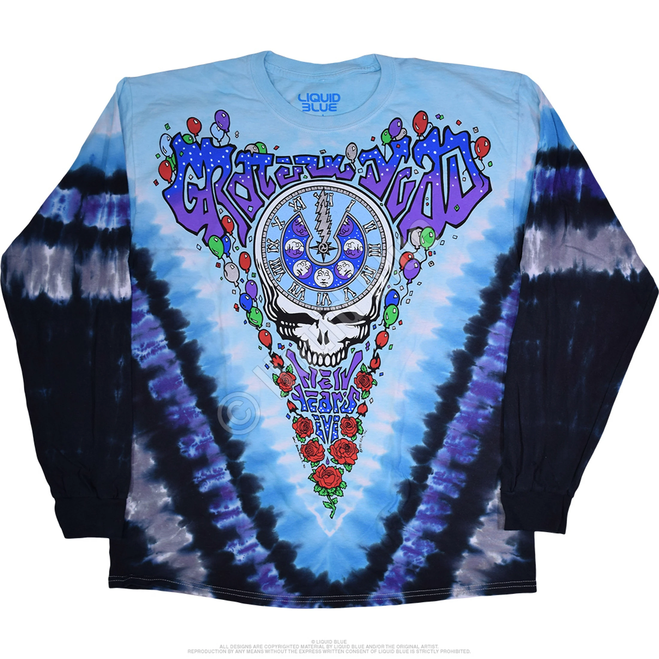 Midnight Hour Tie-Dye Long Sleeve T-Shirt 4 Midnight Hour Tie-Dye Long Sleeve T-Shirt - Image 2