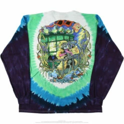 Watch Tower Tie-Dye Long Sleeve T-Shirt -MLB Shop 12500b 41166.1389218380