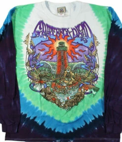 Watch Tower Tie-Dye Long Sleeve T-Shirt