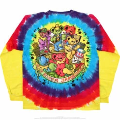 Bear Jamboree Tie-Dye Long Sleeve T-Shirt -MLB Shop 12579b 38518.1389218381
