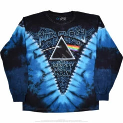 Pink Floyd Dark Side Of The Moon Tie-Dye Long Sleeve T-Shirt -MLB Shop 12824f 90065.1488401260