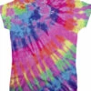 Rainbow Nebula Unprinted Juniors Long Length Tie-Dye T-Shirt -MLB Shop 13109f 19877.1569264485