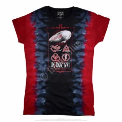 Uk Tour 1971 Tie-Dye Juniors Long Length T-Shirt -MLB Shop 13809f 97038.1488904694