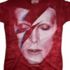 DAVID BOWIE Aladdin Sane Tie-Dye Womens Long Length T-Shirt 1 DAVID BOWIE Aladdin Sane Tie-Dye Womens Long Length T-Shirt -MLB Shop 13982Wf 49314.1569264560