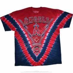 MLB Los Angeles Angels V Tie-Dye T-Shirt -MLB Shop 19141f 52556.1505338056