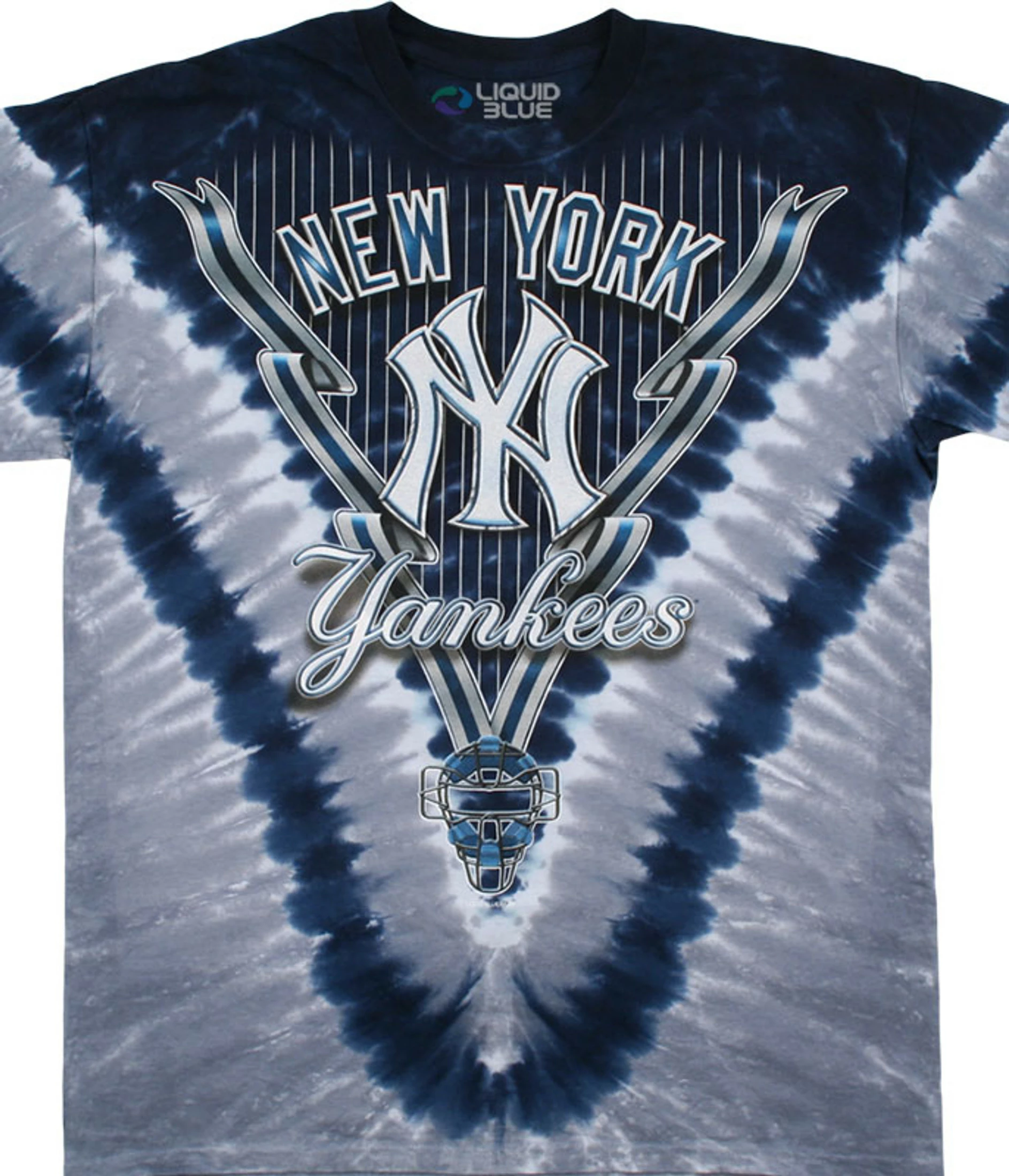 MLB New York Yankees V Tie-Dye T-Shirt 3 MLB New York Yankees V Tie-Dye T-Shirt