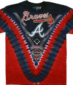 MLB Atlanta Braves V Tie-Dye T-Shirt