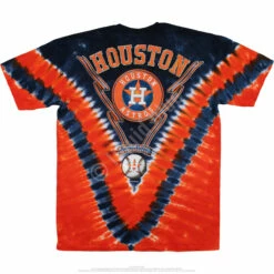 MLB Houston Astros V Tie-Dye T-Shirt -MLB Shop 19155b 14610.1426609917