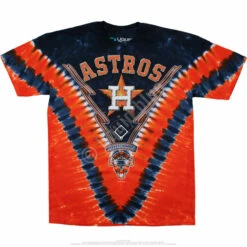 MLB Houston Astros V Tie-Dye T-Shirt -MLB Shop 19155f 54427.1426609917