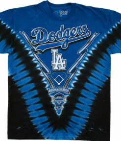MLB Los Angeles Dodgers V Tie-Dye T-Shirt