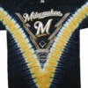 MLB Milwaukee Brewers V Tie-Dye T-Shirt 1 MLB Milwaukee Brewers V Tie-Dye T-Shirt -MLB Shop 19161f 92818.1569264488