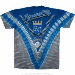 MLB Kansas City Royals V Tie-Dye T-Shirt -MLB Shop 19167b 50951.1424881979