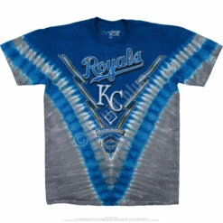 MLB Kansas City Royals V Tie-Dye T-Shirt -MLB Shop 19167f 96736.1424881979