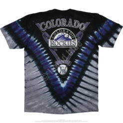 MLB Colorado Rockies V Tie-Dye T-Shirt -MLB Shop 19171b 60915.1424881981