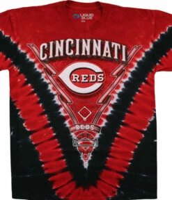 MLB Cincinnati Reds V Tie-Dye T-Shirt