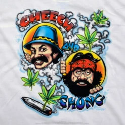 C&C Airbrush White T-Shirt -MLB Shop 21029f artwork 37890.1638205726