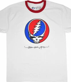 Steal Your Face Ringer White Ringer T-Shirt