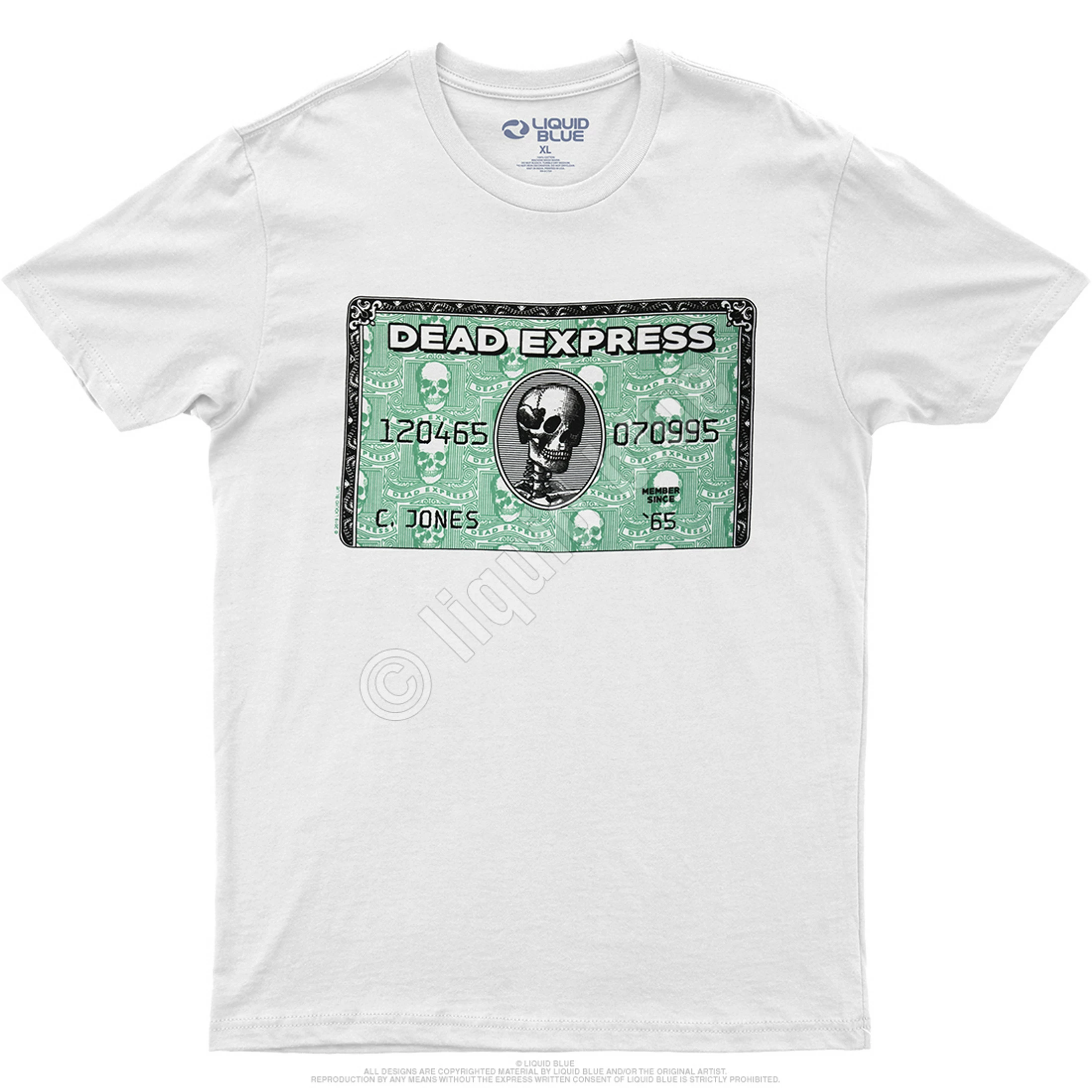 Dead Express White Athletic T-Shirt 4 Dead Express White Athletic T-Shirt - Image 2